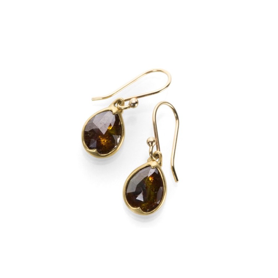 Earrings Gabriella Kiss | Pear Shaped Diamond Drop Earrings