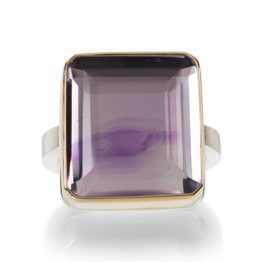 Rings Jamie Joseph | Square Amethyst Ring