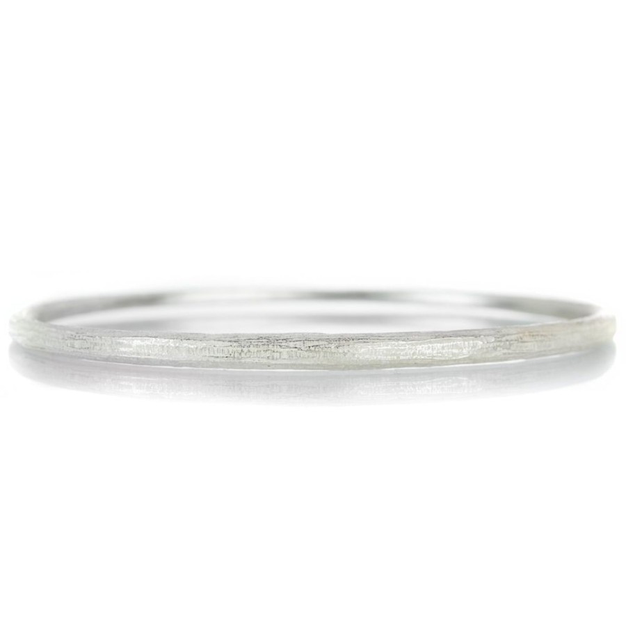 Bracelets John Iversen | Sterling Silver Medium Oval Bangle