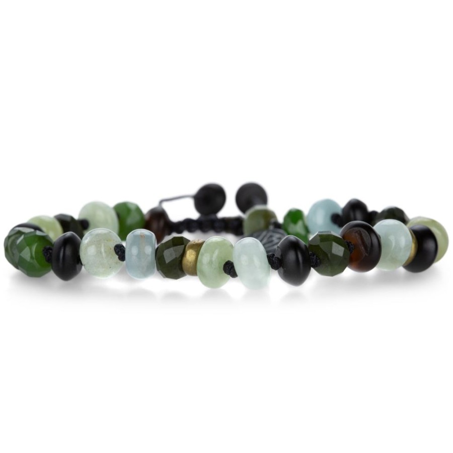 Bracelets Joseph Brooks | Beryl, Jade And Black Onyx Bracelet