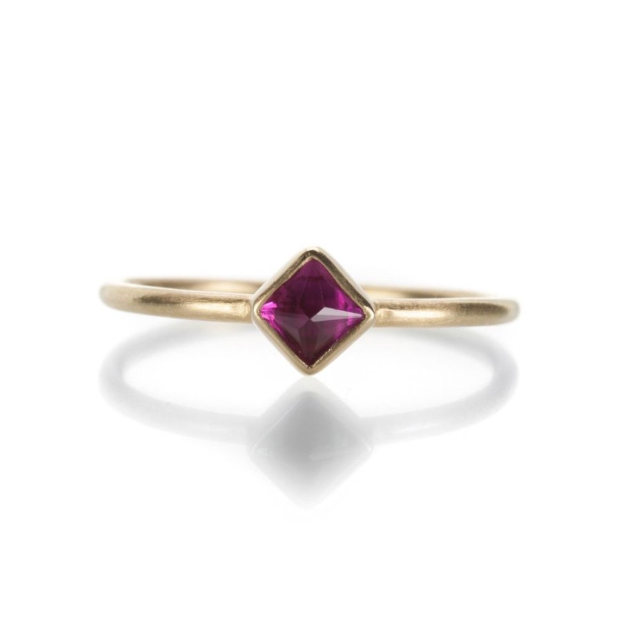 Rings Gabriella Kiss | Square Ruby Ring