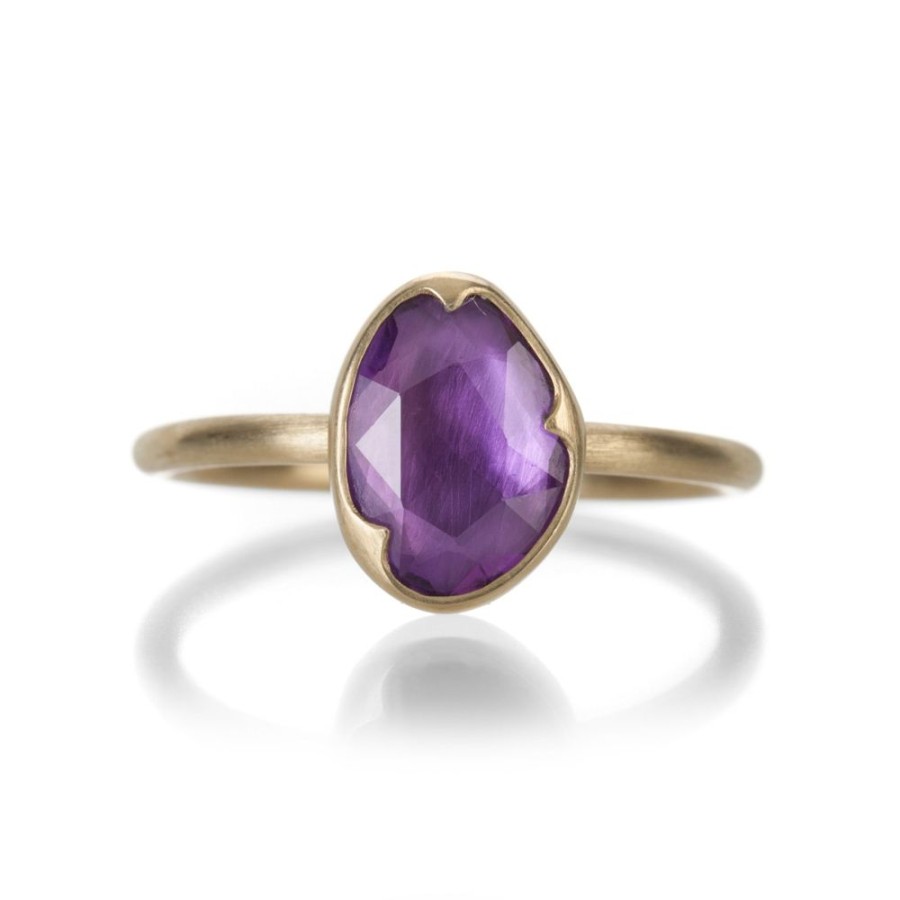 Rings Gabriella Kiss | Asymmetrical Pink Sapphire Ring