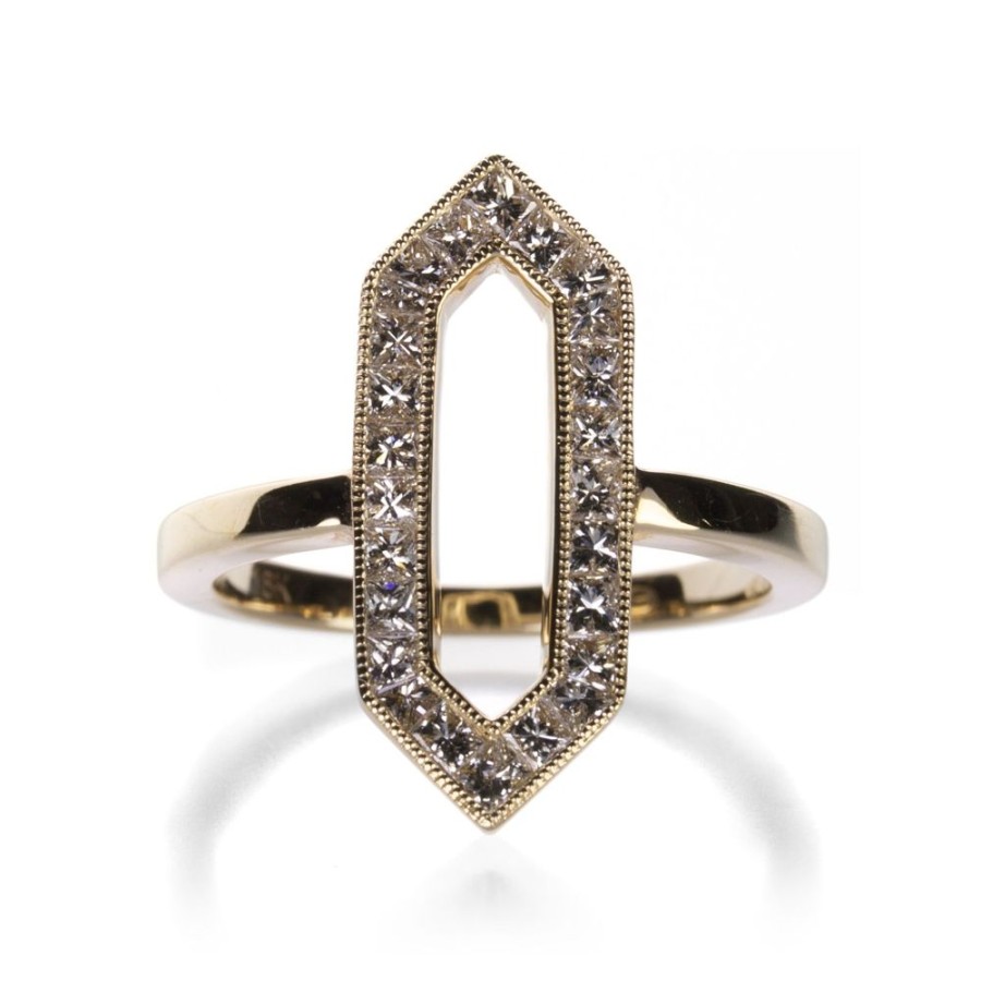 Rings Sethi Couture | Princess Cut Hexagon Ring