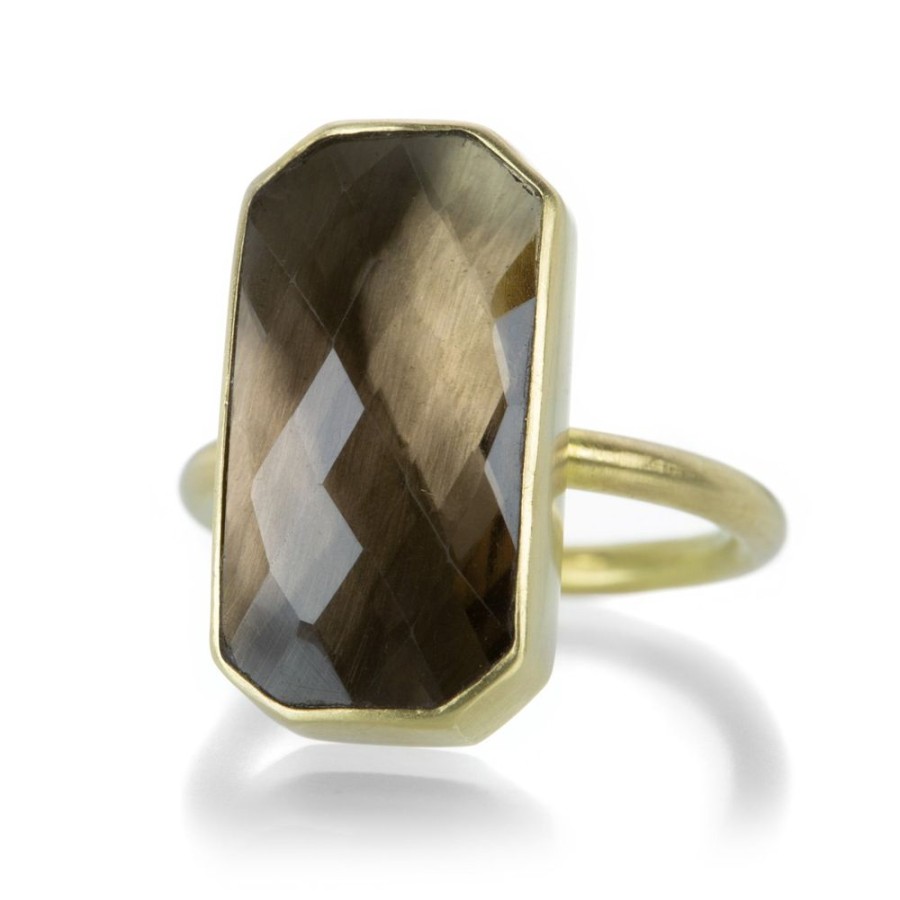 Rings Gabriella Kiss | Octagonal Smoky Quartz Ring