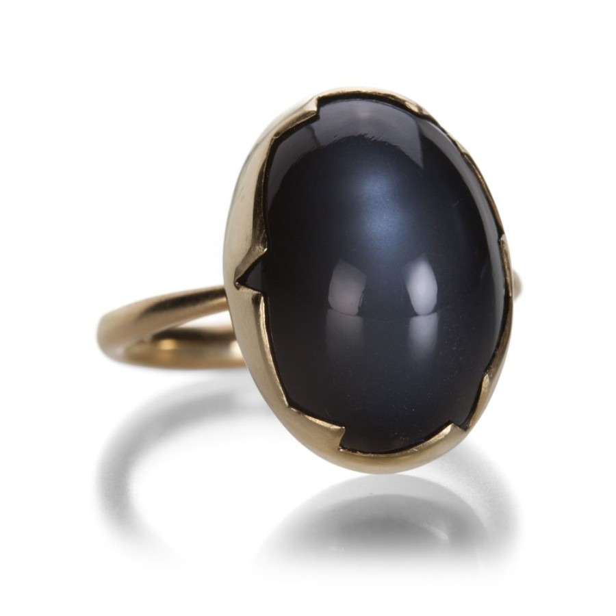 Rings Annette Ferdinandsen | Gray Moonstone Cracked Egg Ring