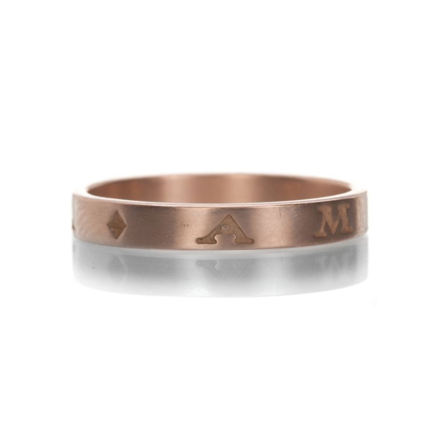 Rings Gabriella Kiss | 18K Pink Gold Amicitia Band