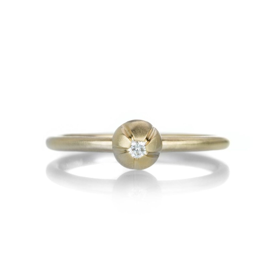 Rings Nicole Landaw | Large Single Blossom Stacking Ring