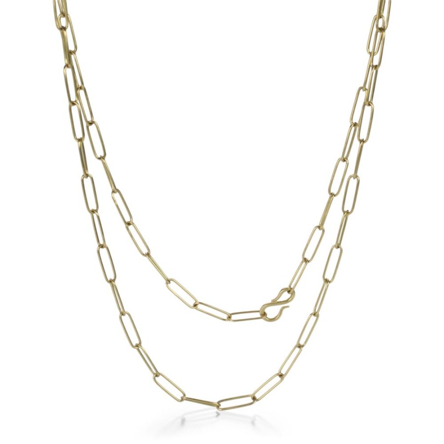 Necklaces Maria Beaulieu | 18K Yellow Gold Lightweight Chain- 24"