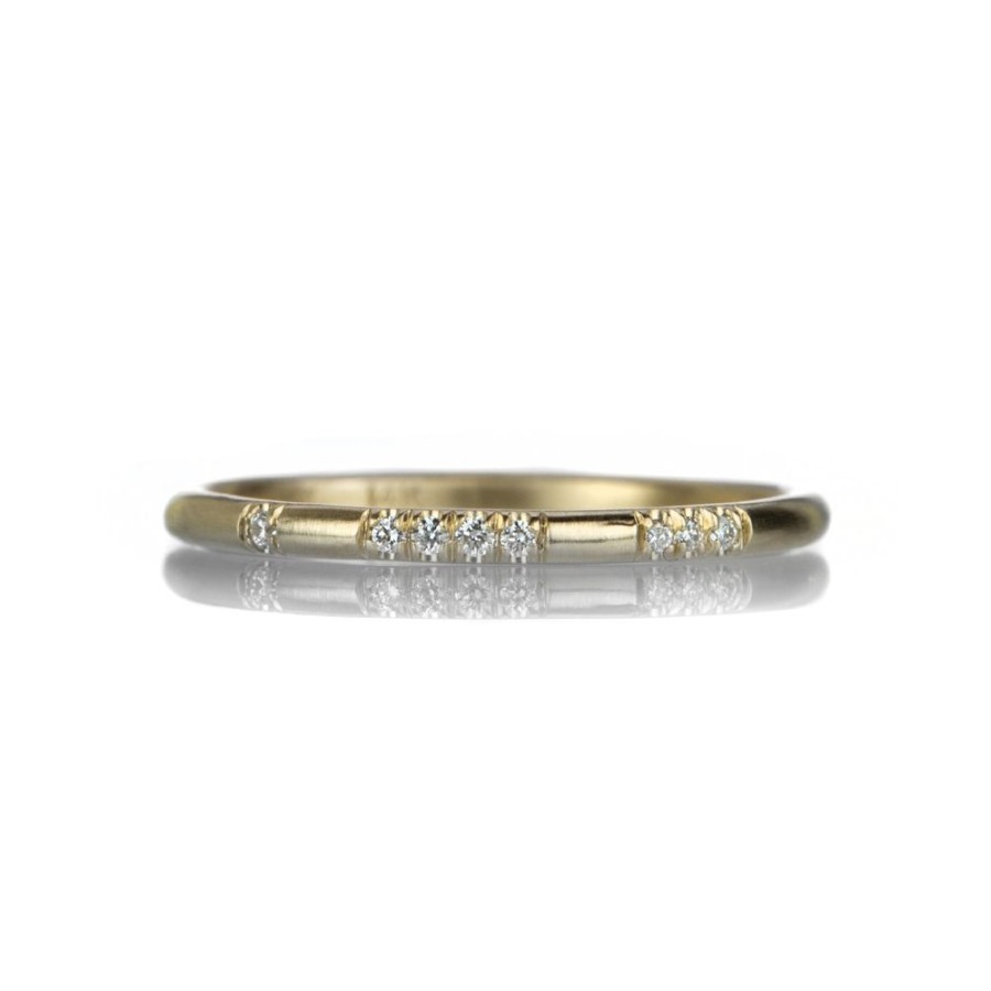 Rings Nicole Landaw | 14K I Love You Yellow Gold Band