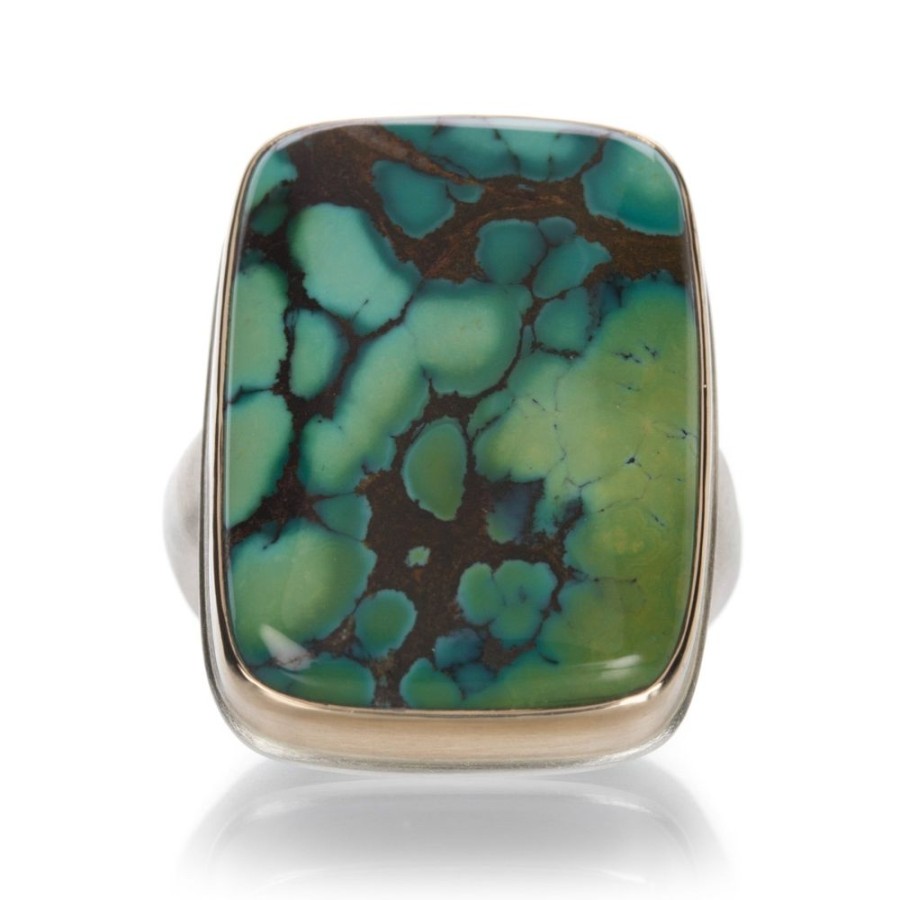 Rings Jamie Joseph | Rectangular Hubei Turquoise Ring