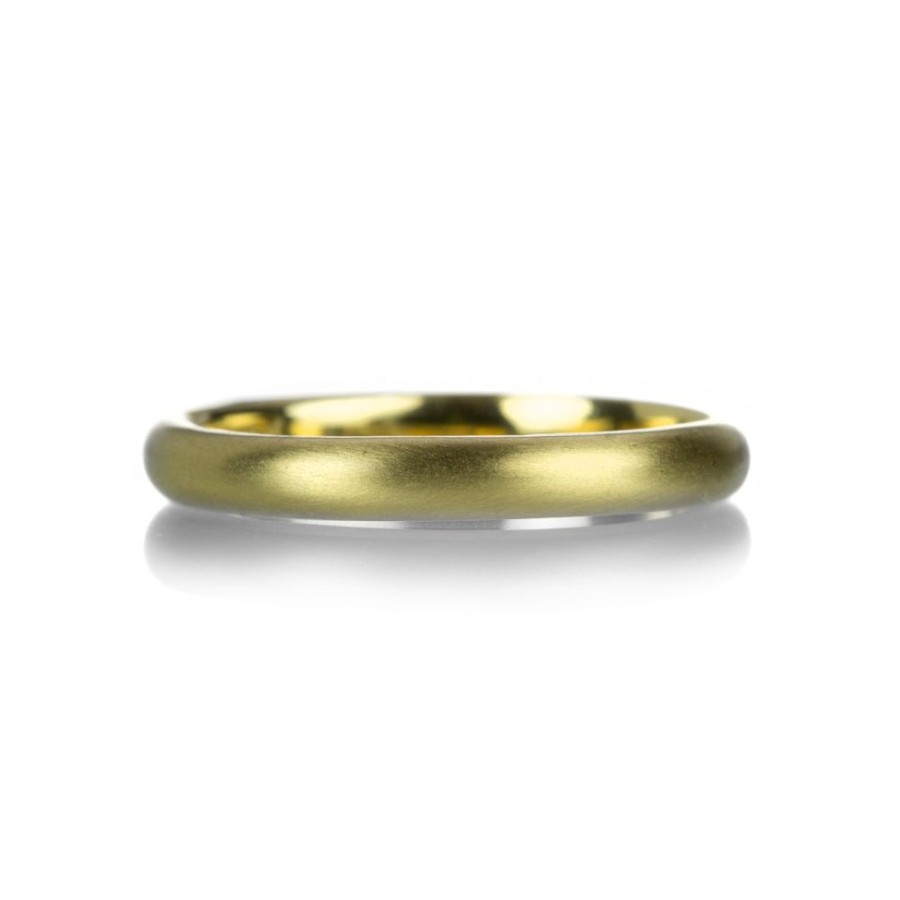 Rings Alexis Kletjian | Matte Finish 18K Yellow Gold Band