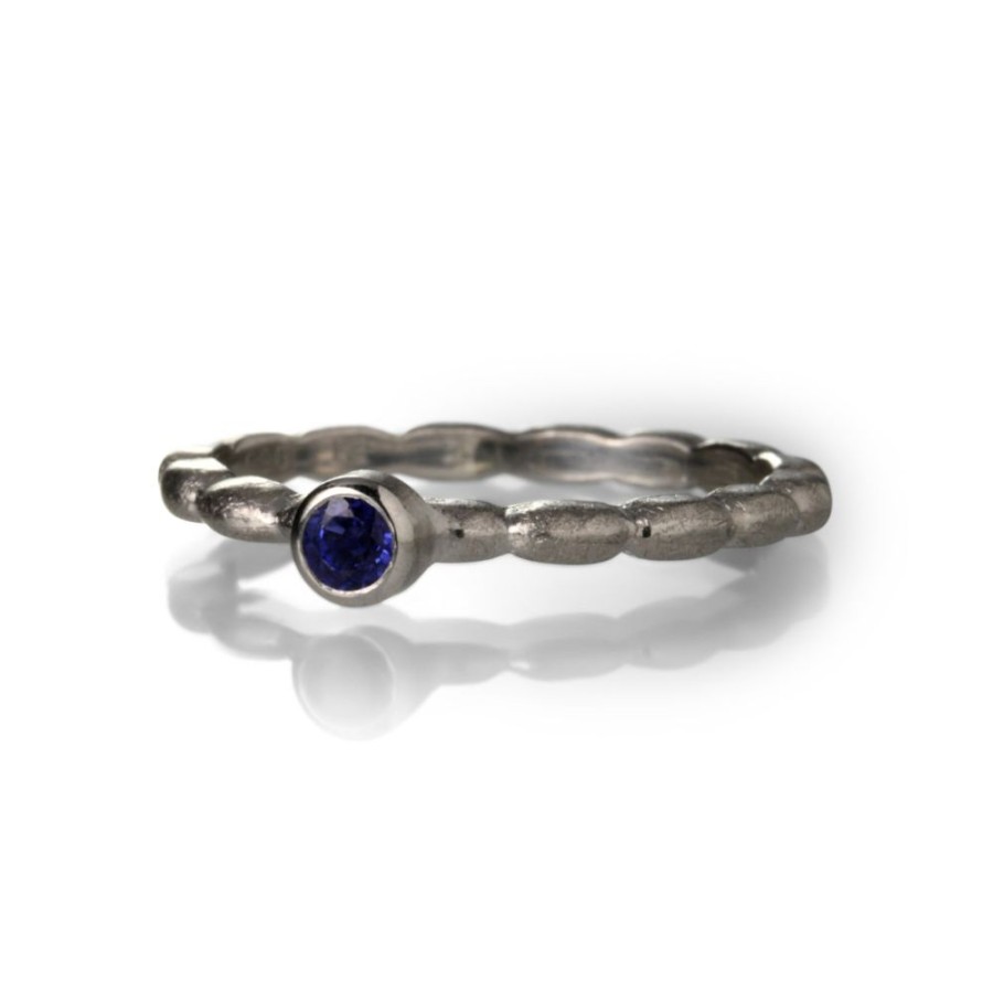 Rings Barbara Heinrich | Blue Sapphire Pillow Shank Ring