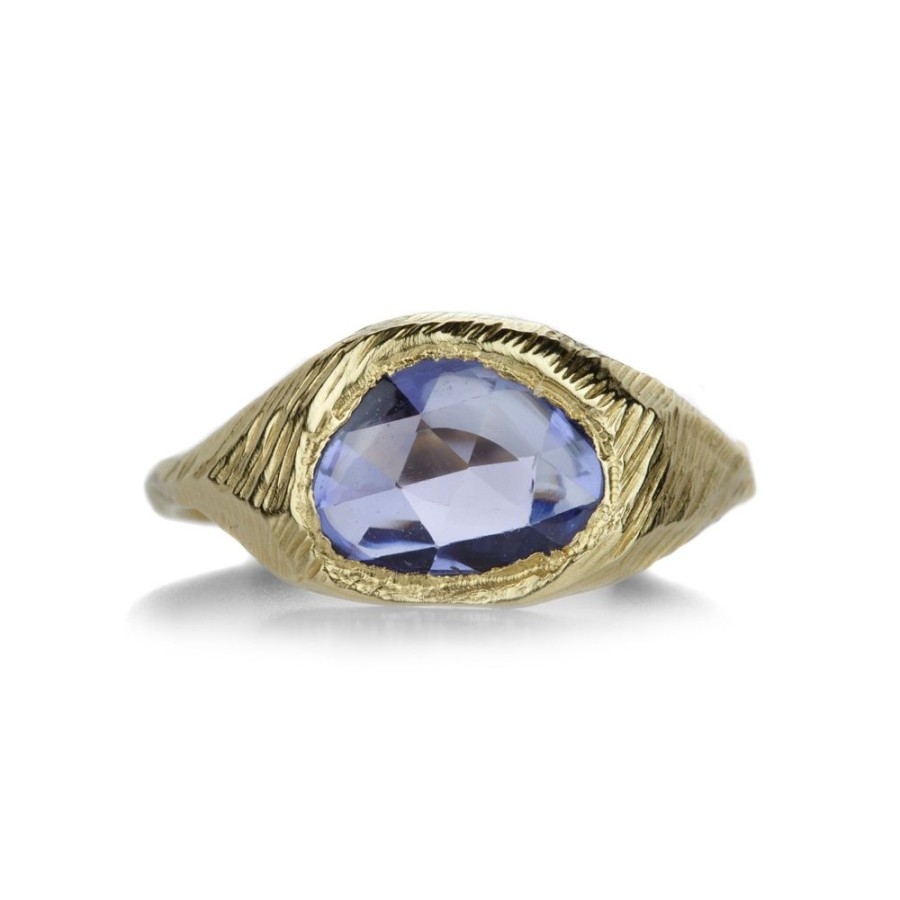 Rings Page Sargisson | Blue Sapphire Signet Ring