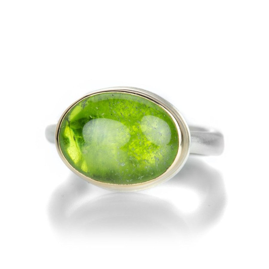 Rings Jamie Joseph | Small Oval Peridot Ring