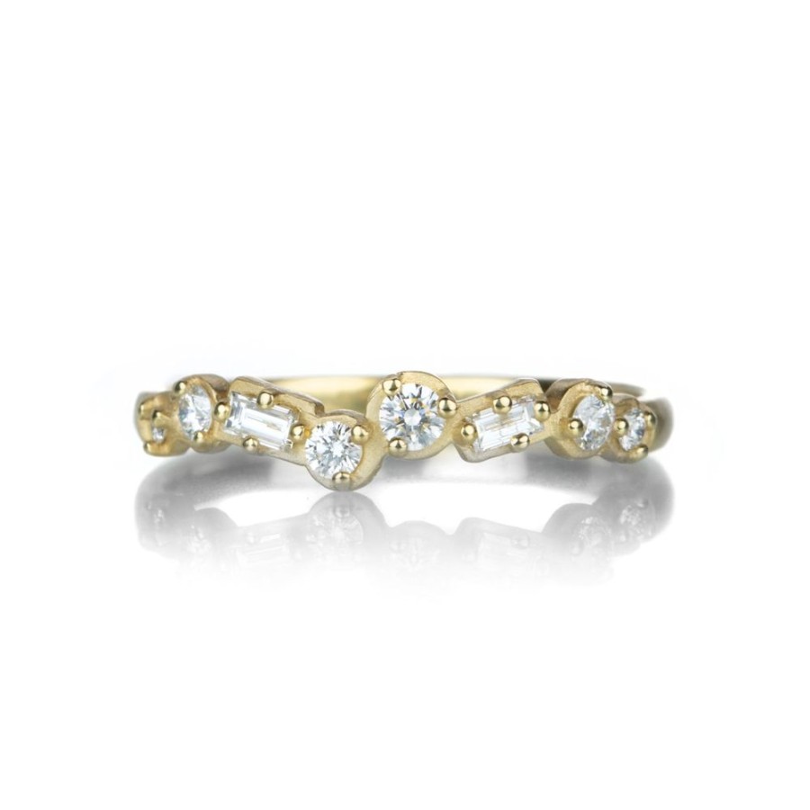 Rings Anne Sportun | Festival Gold Cascade Diamond Band