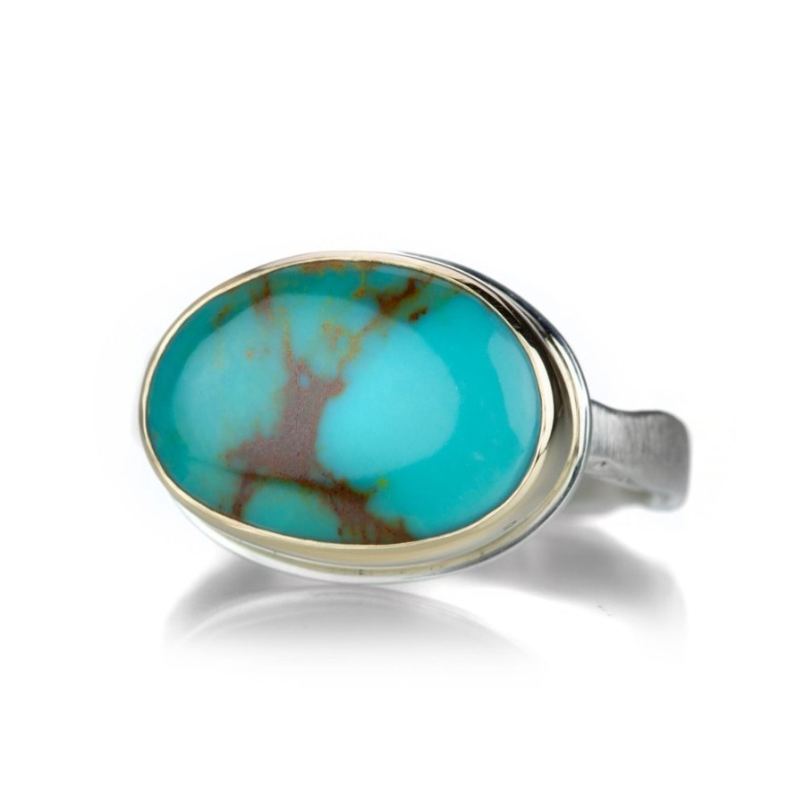 Rings Jamie Joseph | Asymmetrical Royston Turquoise Ring