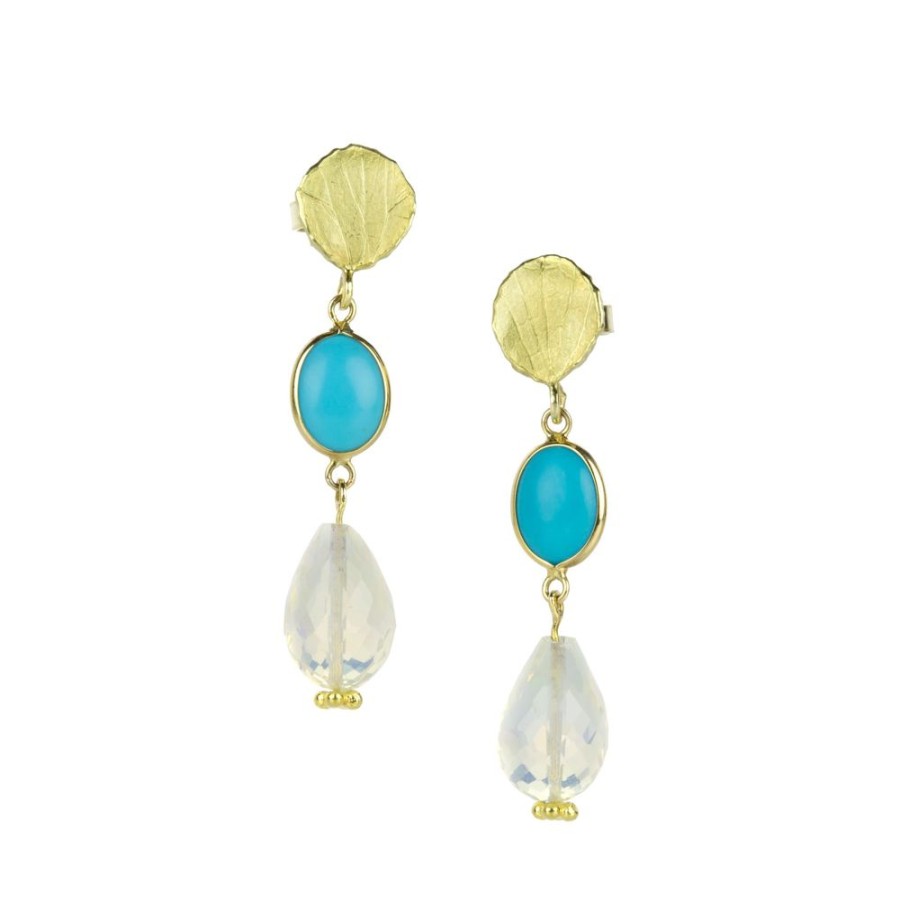 Earrings Barbara Heinrich | Turquoise And Ethiopian Opal Earrings