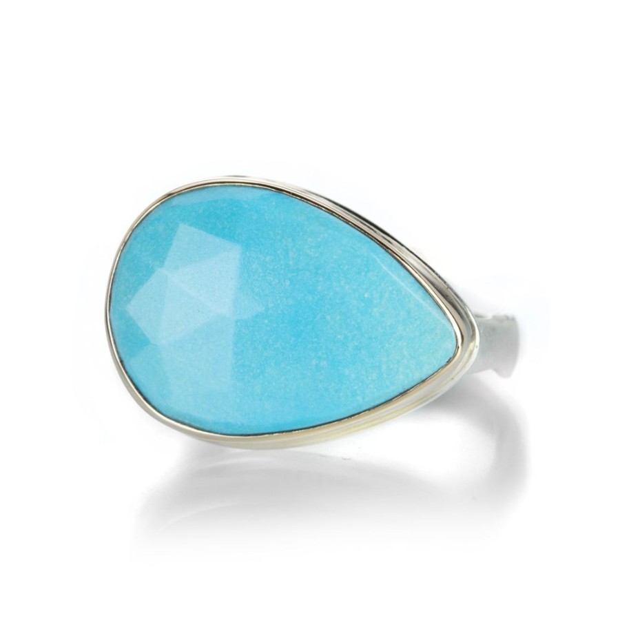 Rings Jamie Joseph | Teardrop Sleeping Beauty Turquoise Ring