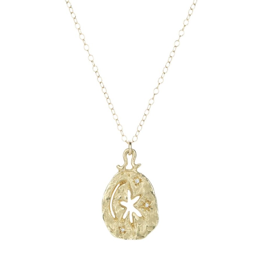 Necklaces Victoria Cunningham | Moon And North Star Pendant Necklace