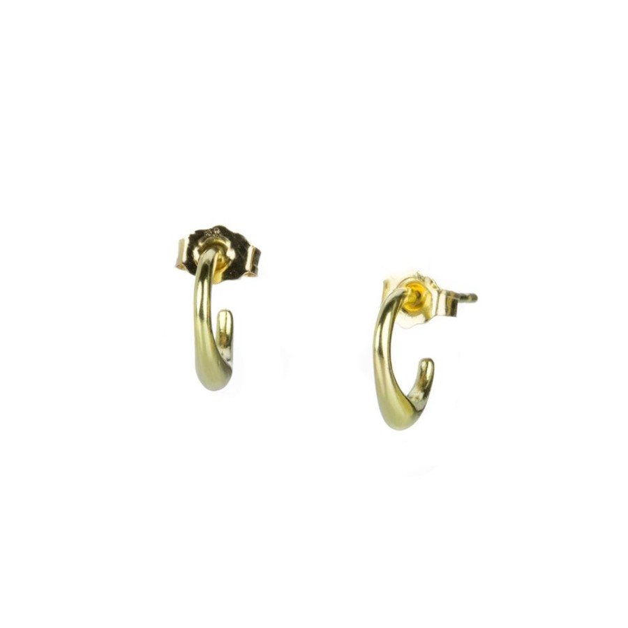 Earrings Diana Mitchell | 18K Wave Huggies