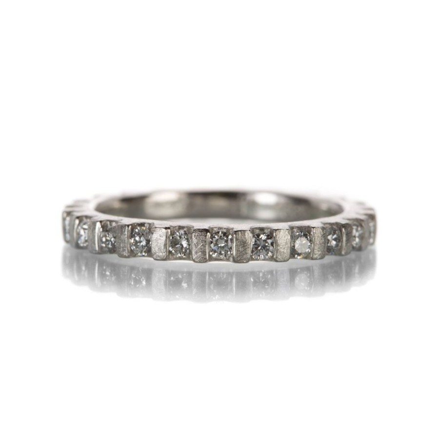 Rings Barbara Heinrich | Platinum Diamond Gear Band