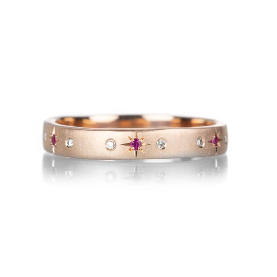 Rings Sirciam | Skinny Star Eternity Band