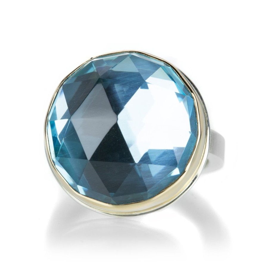 Rings Jamie Joseph | Round Sky Blue Topaz Ring