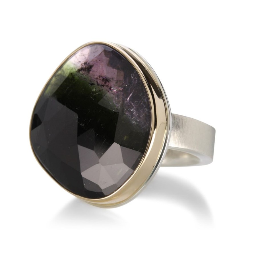 Rings Jamie Joseph | Asymmetrical Watermelon Tourmaline Ring