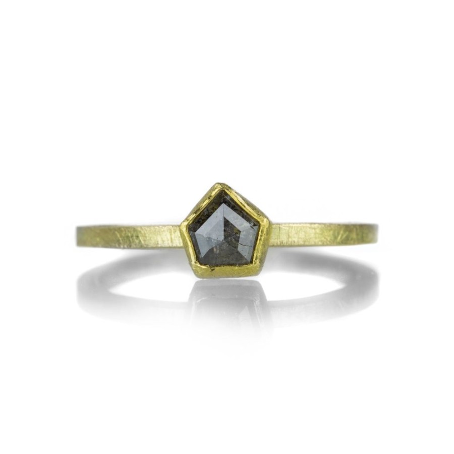 Rings Petra Class | Rose Cut Diamond Pentagon Ring