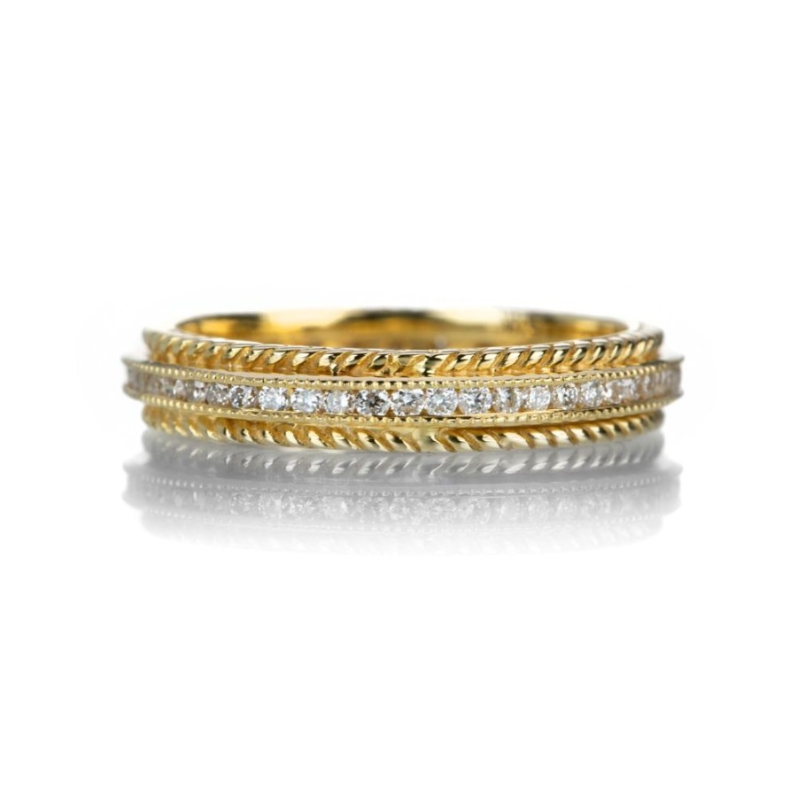 Rings Sethi Couture | White Diamond Olivia Band