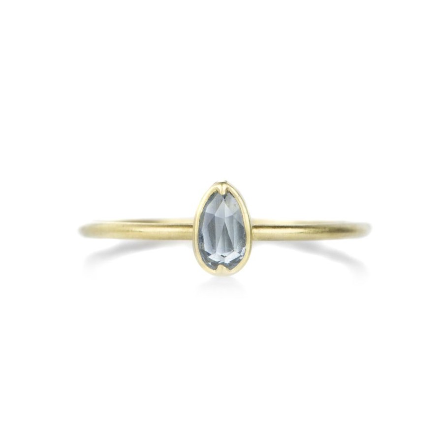 Rings Gabriella Kiss | Pear Shaped Pale Blue Sapphire Ring