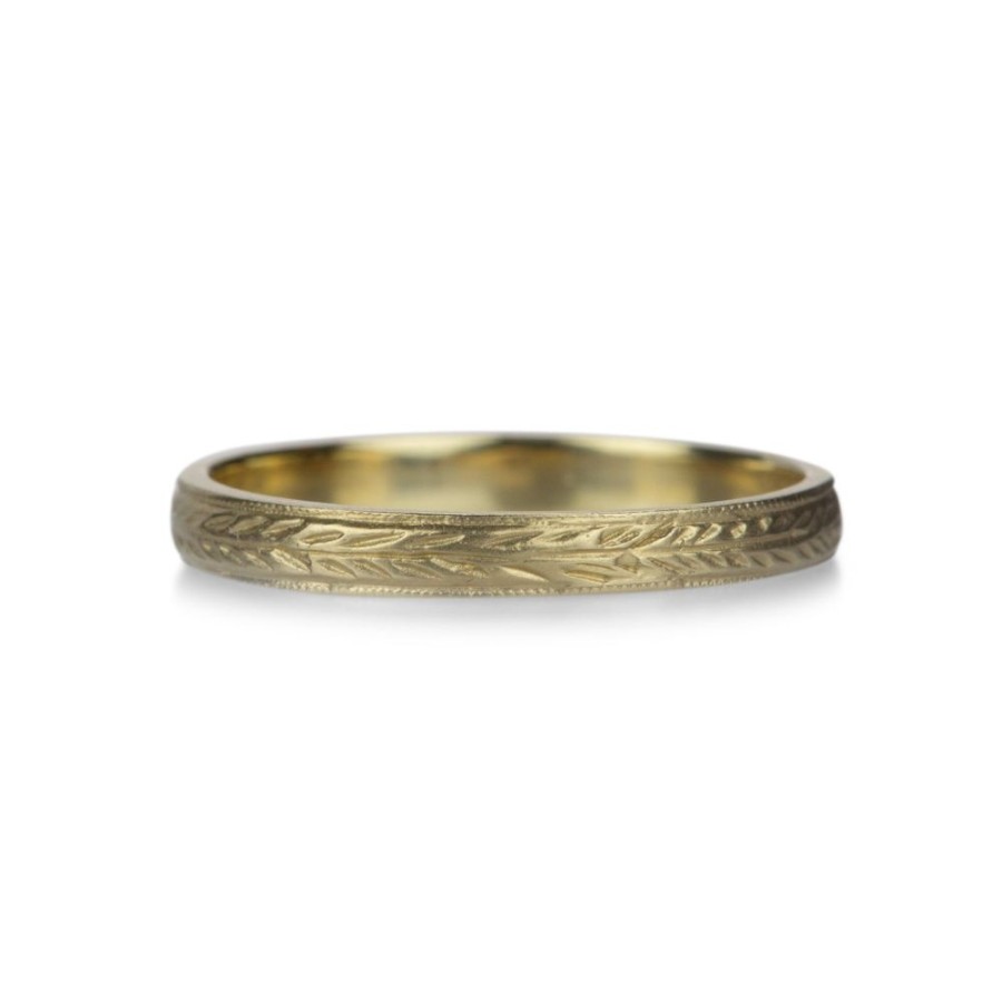 Rings Victoria Cunningham | 14K 2.5Mm Engraved Band