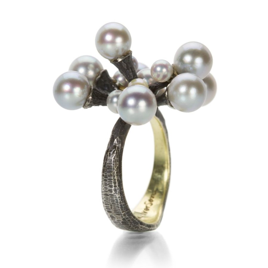 Rings John Iversen | Gray Pearl Jacks Ring