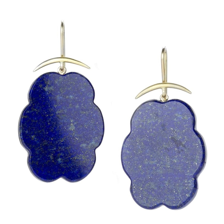 Earrings Gabriella Kiss | Lapis Cloud Drop Earrings