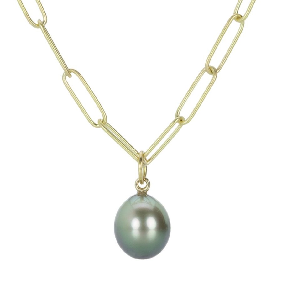 Necklaces Maria Beaulieu | Ombre Tahitian Pearl Pendant (Pendant Only)