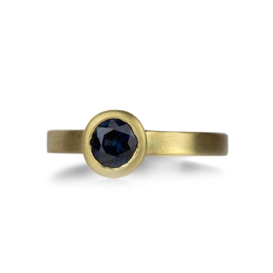 Rings Marian Maurer | Dark Blue Sapphire Callista Ring