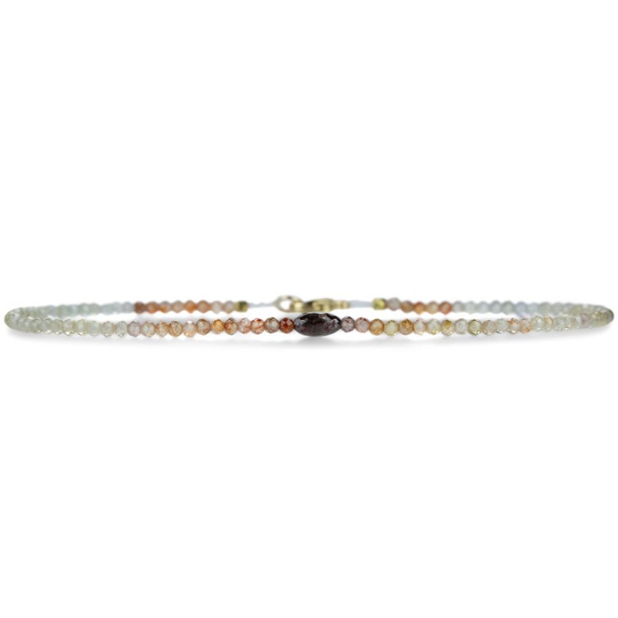 Bracelets Margaret Solow | Multicolored Zircon And Brown Diamond Bracelet