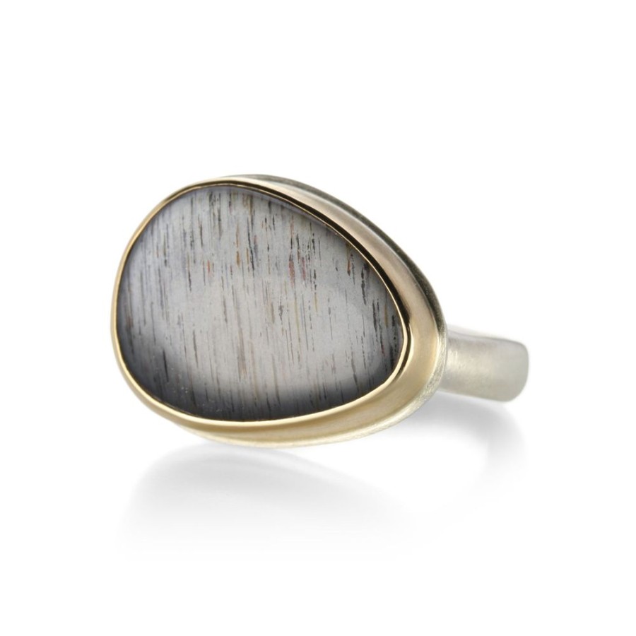 Rings Jamie Joseph | Smooth Gray Moonstone Ring