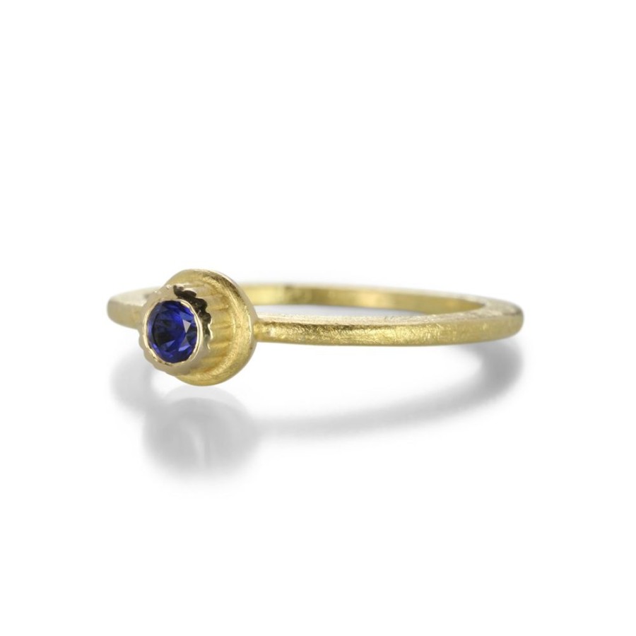 Rings Barbara Heinrich | Round Blue Sapphire Ring