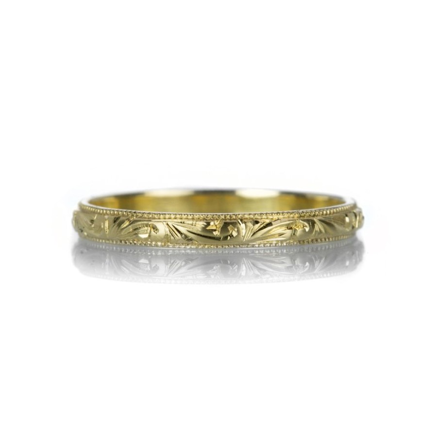 Rings Diana Mitchell | Hand Engraved Scroll Band