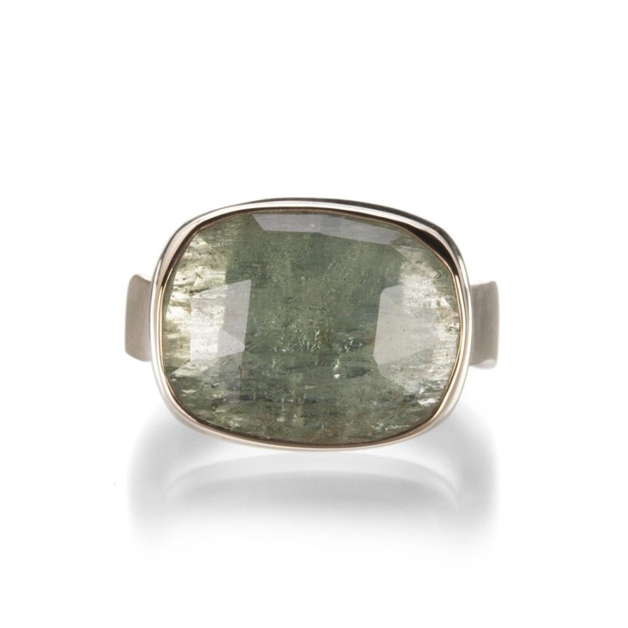 Rings Jamie Joseph | Rectangular Green Beryl Ring