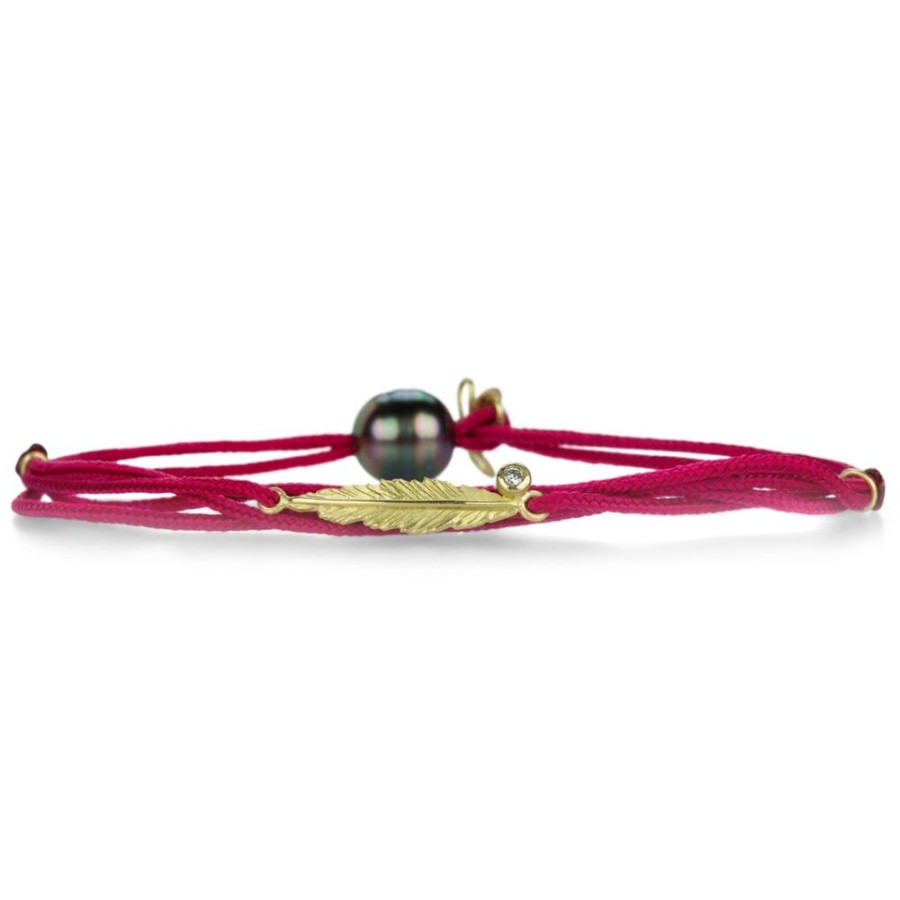 Bracelets Lene Vibe | Red Feather Bracelet