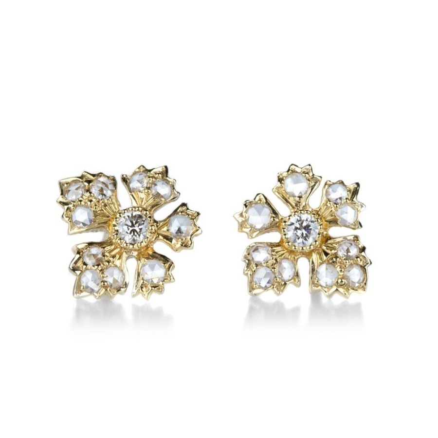 Earrings Sethi Couture | Enchanted Garden Diamond Studs