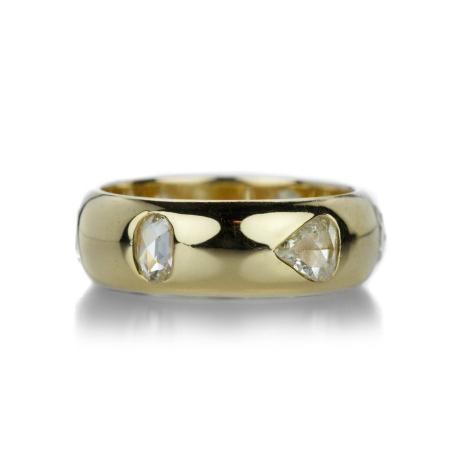 Rings Diana Mitchell | Mixed Shape Rose Cut Diamond Eternity Band