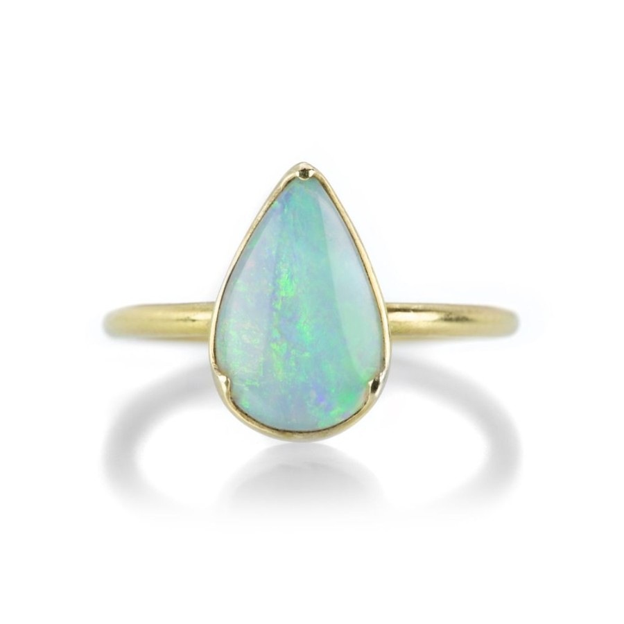 Rings Gabriella Kiss | Pear Shaped Australian Opal Ring