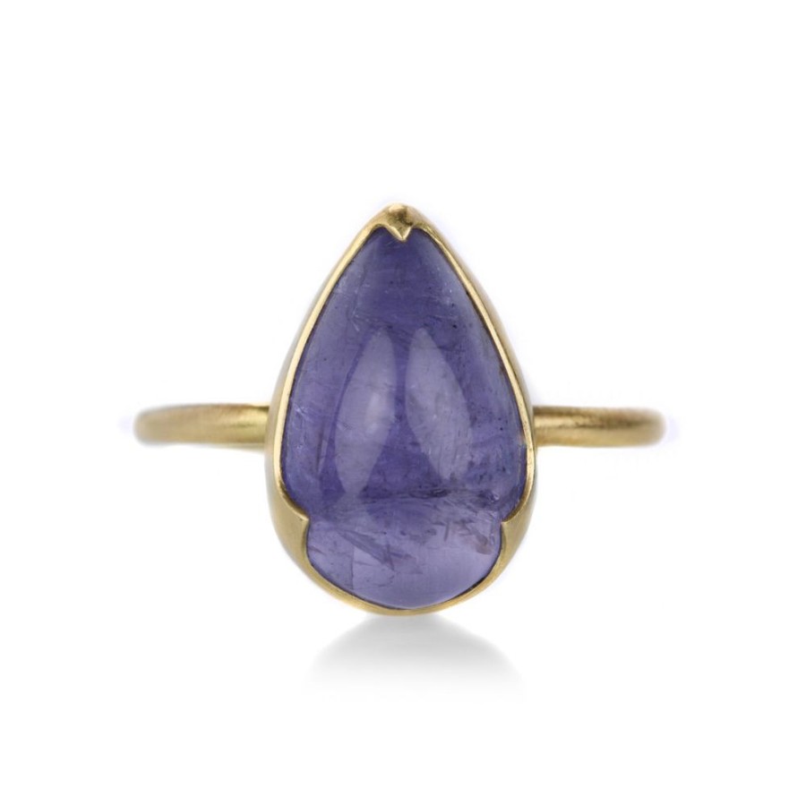 Rings Gabriella Kiss | 18K Pear Shaped Tanzanite Ring