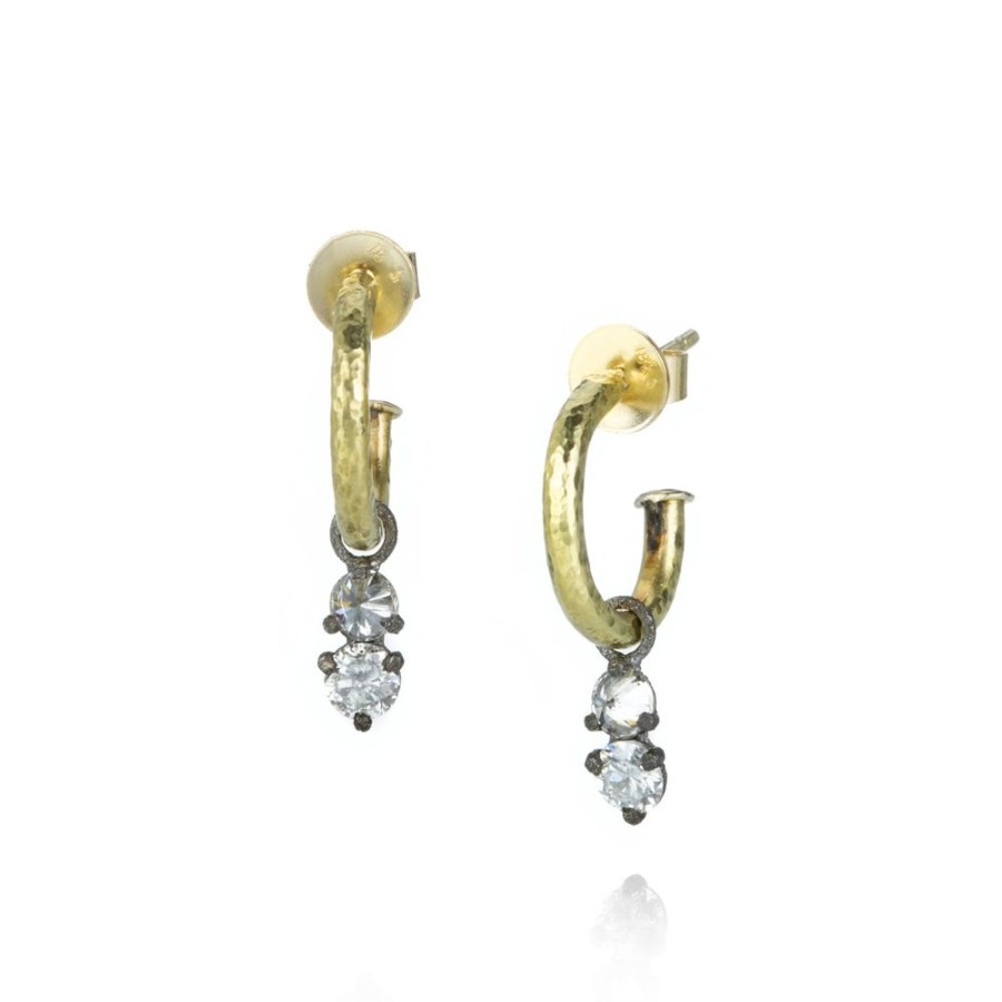 Earrings Todd Pownell | Double Diamond Drops (Drops Only)