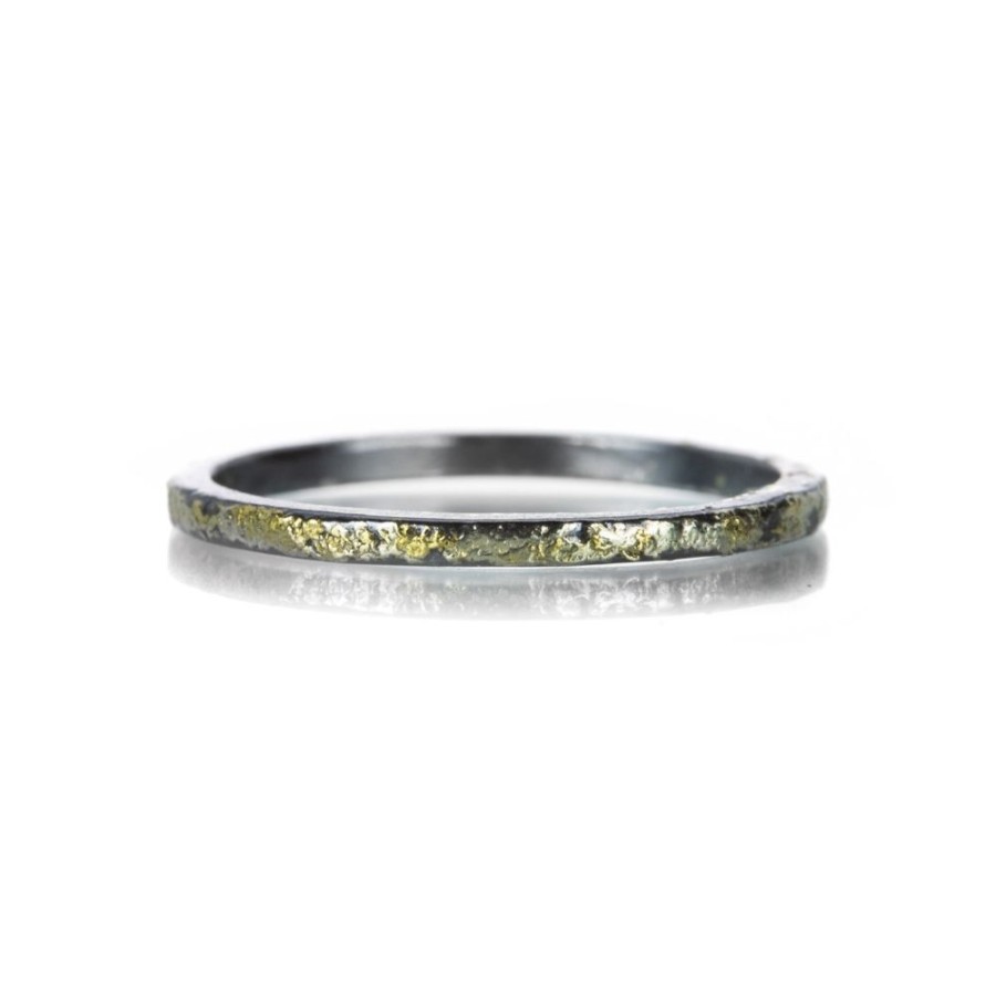 Rings Kate Maller | Mixed Metal Dusted Stacker Band