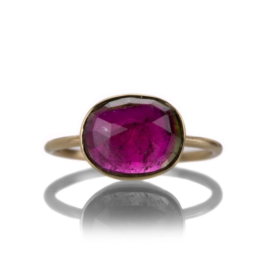 Rings Margaret Solow | Oval Red Tourmaline Ring