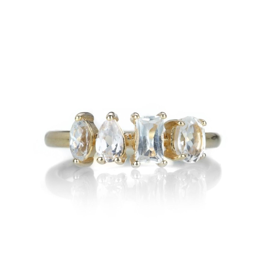 Rings Nicole Landaw | White Sapphire Story Ring